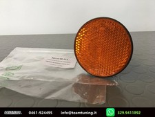 Catarifrangente BELLU' 08.313 Rotondo Ø 87,40mm Arancio Con Vite Camion Pullman 