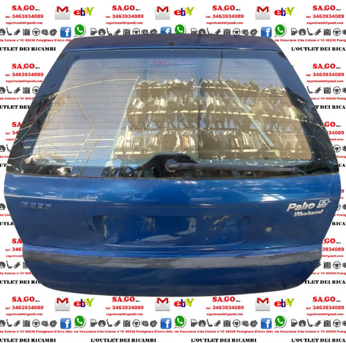 Portellone cofano posteriore - portellone,
