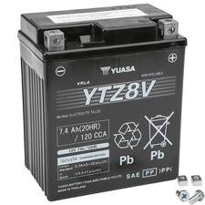 BATTERIA YUASA HONDA CBR R 250 CC 2011/13 (UPGRADE) 113X70X130 MM PRECARICATA