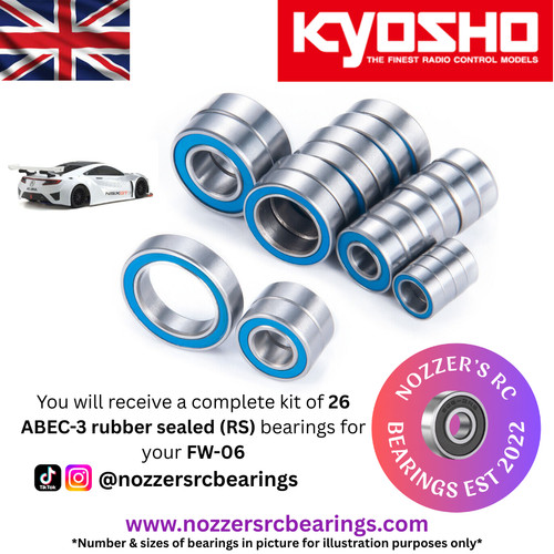 Kit cuscinetti completo kyosho - kit,