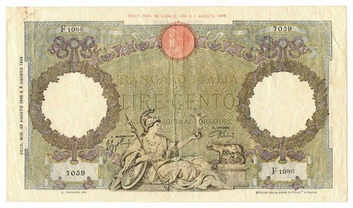 100 lire capranesi aquila - 100,