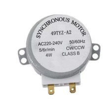 Motore Microonde 49TYZ-A2 CW/CCW 4W 5/6 RPM AC 220-240V Tavolo Rotante Sincrono