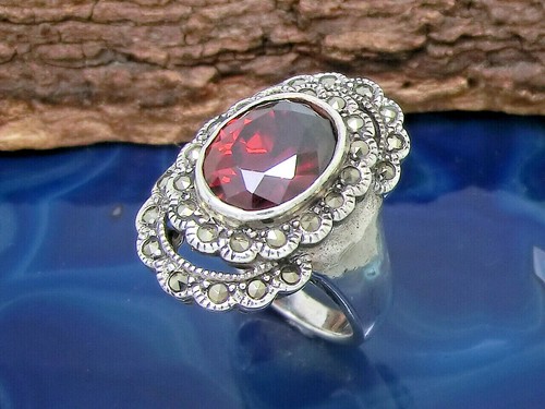Anello donna marcasite - anello,