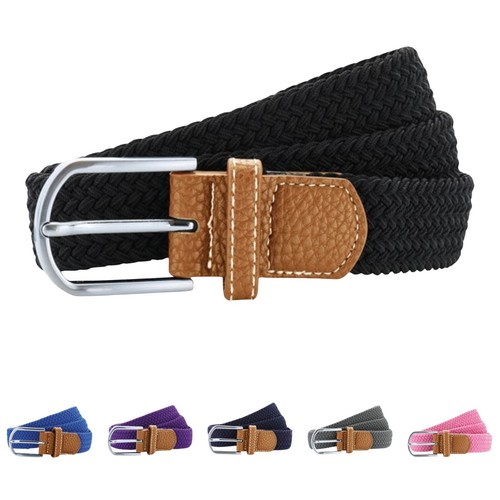 Cintura intrecciata gomma - intrecciata, in