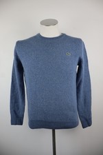LACOSTE MAGLIONE VINTAGE UOMO TG 4 SWEATER MAN CASUAL LANA VERGINE