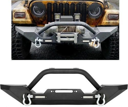 Front winch bumper - front, black