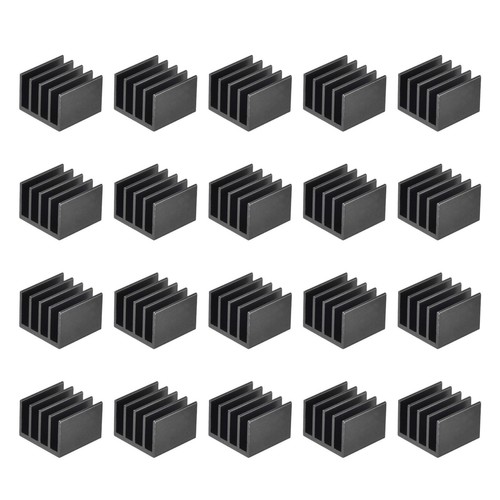 14x14x10mm nero autodesivo - 14x14x10mm,