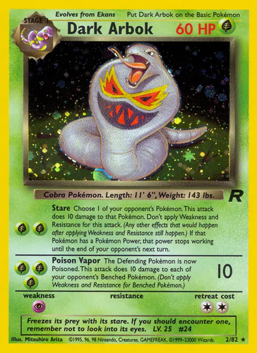 Dark arbok pokemon - arbok, 2/82