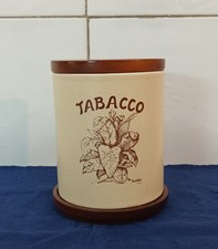 Vaso Barattolo Porta Tabacco Brebbia Ceramica Vintage Pipa Tobacco Tabac