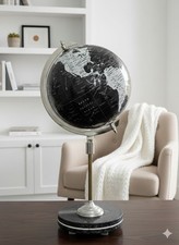 Mappamondo antico vintage con