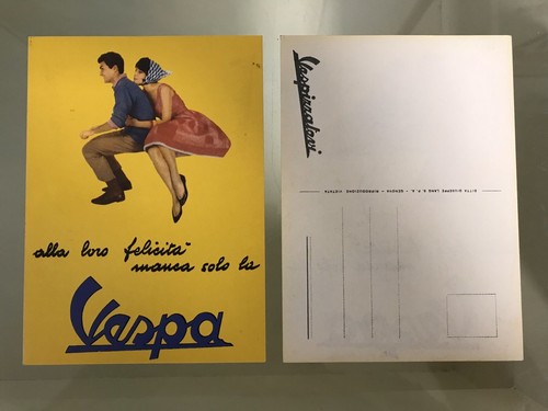 Cartolina piaggio vespa - cartolina,