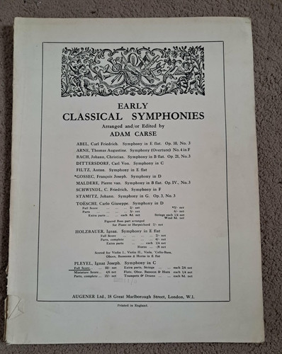Ignaz joseph pleyel symphony - joseph,