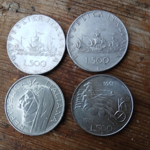 Lotto monete 500 lire - lotto, 4
