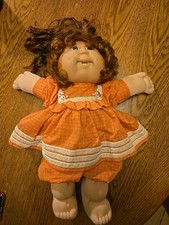 BAMBOLA BAMBINA TOPPA CAVOLO 1978 VINTAGE OCCHIO MARRONE 