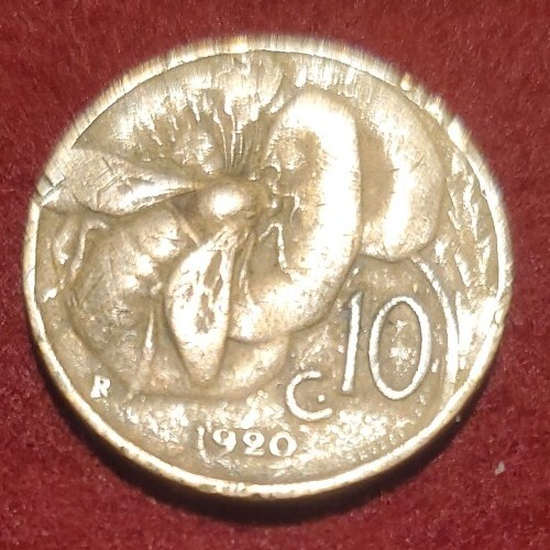 Italia italy 10 centesimi - 10,
