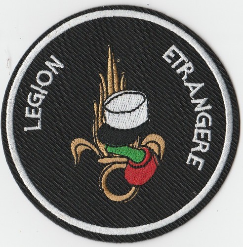 Ecusson patch neuf - kepi, blanc