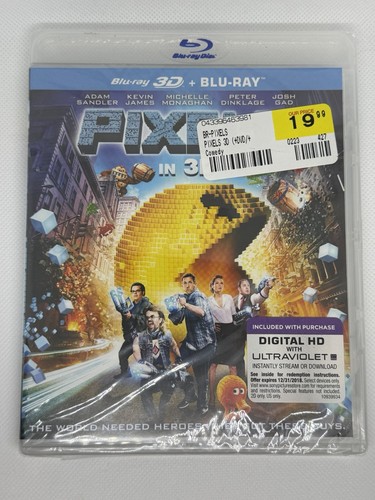 Pixels blu ray dvd sealed - pixels, blu-ray
