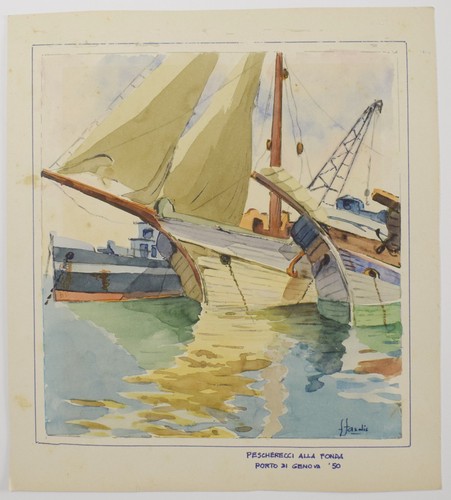 Dipinto watercolor bozzetto - watercolor,