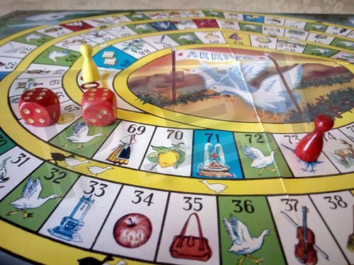 Gioco dell oca vintage marca - gioco,