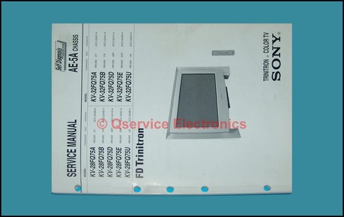 Sony 28fq75 32fq75 - kv-32fq75, crt