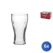 6x Bicchieri Cocacola in vetro