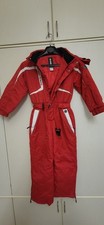 tuta da sci bambino colore rosso BRUGI  cm.116/122-anni:6/7