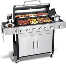 6-Burner Propane Gas BBQ Grill