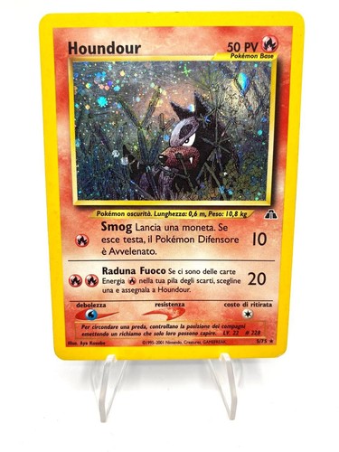 Carta pokemon houndour - houndour, 24/75