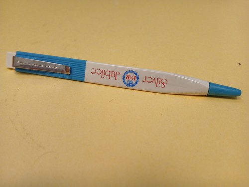 Penna biro giubileo argento - penna,