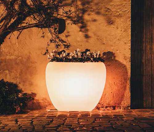 Vaso cassetta cuore luminoso - cassetta,