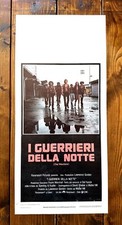LOCANDINA MANIFESTO POSTER AFFICHE CINEMA I GUERRIERI DELLA NOTTE FILM CULT 1^ED