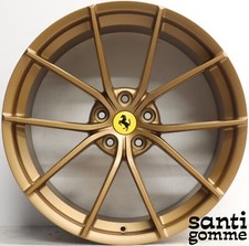 4 CERCHI FERRARI 488 PISTA 20 " ORIGINALI ORO OPACO 819972 342192 NUOVI