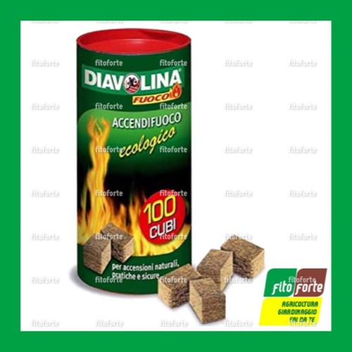 Diavolina accendi fuoco 100 - accendi,