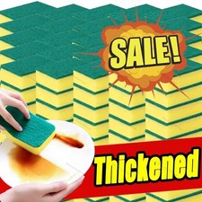 60 Pezzi Spugna Doppio Lato Altamente Assorbente Pentola Pulizia Magica Spugna Ruggine