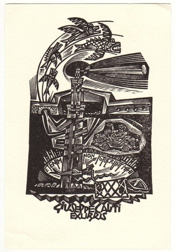 Tranquillo marangoni exlibris - tranquillo, marangoni: