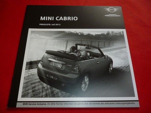 Listino prezzi mini cabrio - mini,