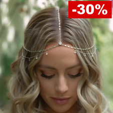 Stonefans Crystal Head Chain - Accessorio per Capelli Elegante da Sposa in Stile