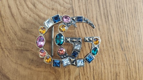 Grande fibbia gucci - gucci, logo