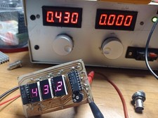 voltmetro digitale con CA3161 e CA3162 originali.