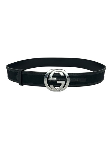 Gucci cintura pelle nera - pelle,