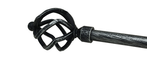 Bastone tenda ferro battuto - ferro,