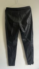 Pantalone Zara ecopelle con