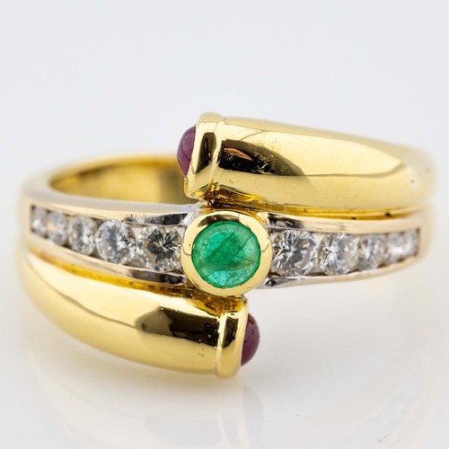 Anello 750 oro giallo 18k - anello,