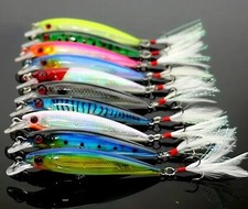  10 Pz Crankbait Artificiali Pesca Trota Lago Fiume Spinning Trout Area 