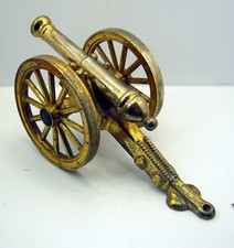 MODELLINO CANNONE DA GUERRA IN OTTONE