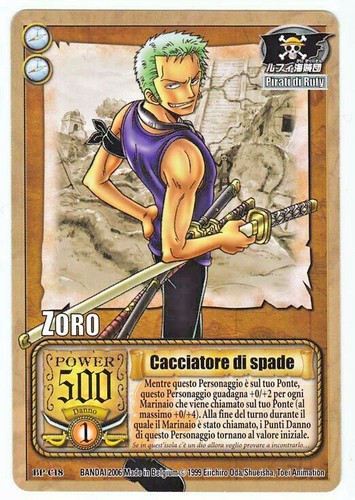 One piece ccg zoro - piece,