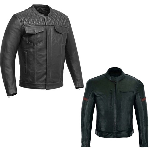Giacca giubbotto moto pelle - giacca,