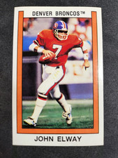 1989 Panini Sticker Album John Elway Card #263 Broncos HOF