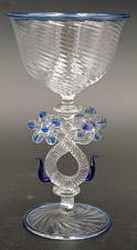 CALICE ORNAMENTALE IN VETRO