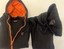 Completo Fox Nero Arancione XL (giacca sherpa,pantalone joggers)carpfishing